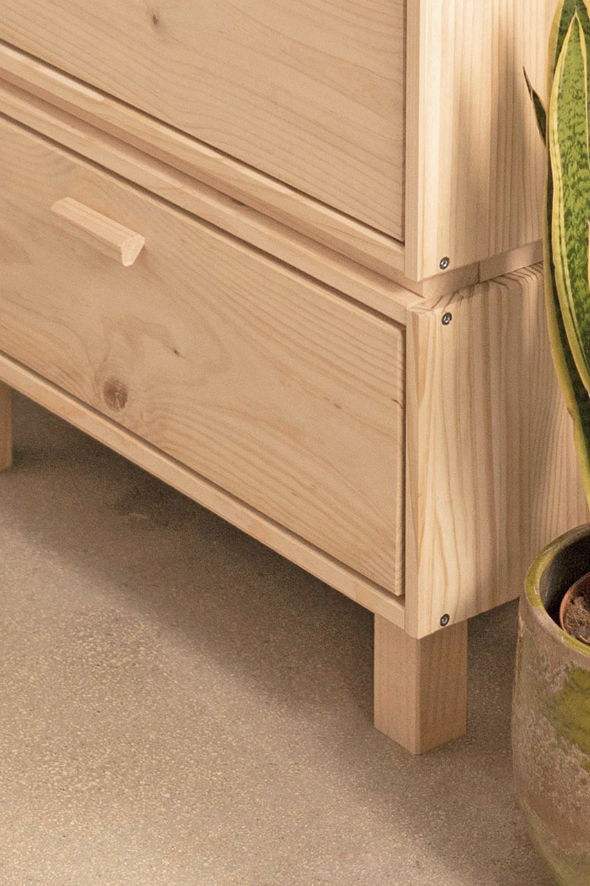 Imagen de ambiente 3 para:Mesilla de noche con cajones